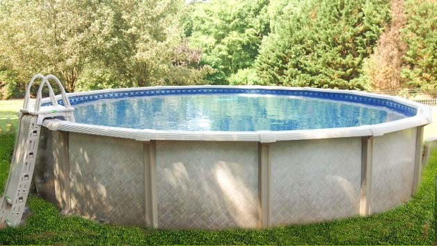 24'x52" Boreal Round Above Ground Swimming Pool Package 