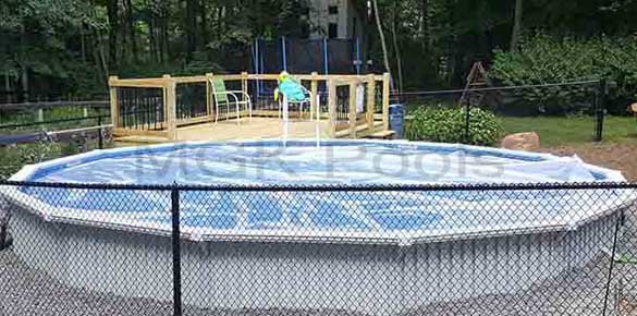 Best Semi-Inground Pool Installation